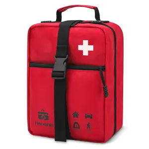 Personalizado OEM 400 Peças Personalizado Belt Molle Smart Individual Personal First-Aid Emergency Kit Impermeável Para Ressuscitação