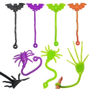 Caja Sorpresa de Juguetes TPR: Calabaza, Esqueleto, Telaraña, Ojo Luminoso, Pegamento Suave Antiestrés - Product Image 4