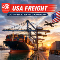 See-Luft-Intermodal-Brückenversand nach USA ab China DDP Express Transit Cargo Dallas Globale Route