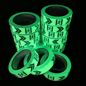 Cinta DE SEGURIDAD autoadhesiva brillante de alto brillo, película luminosa, flecha para correr, hombre, salida, foto, rollo de vinilo luminiscente que brilla en la oscuridad - Product Image 2