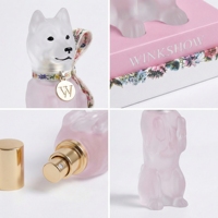 Débutant à 100 pièces, parfum floral en spray de 100 ml en forme de chiot pour cadeaux de fêtes.