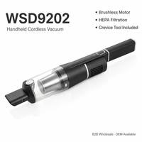 Aspirateur sans fil avec moteur sans balais 120W, aspiration maximale 30AW, 2 modes de vitesse, batterie 2200mAh pour le nettoyage des tapis et des sols durs à la maison