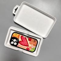 Conception personnalisée écologique emballage de luxe en carton pour téléphone portable emballage en pâte moulée boîte de téléphone portable vide
