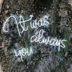 Rebow Flexible Led Board Wall Tube Signs It Was Always You Letrero de neón - Product Image 4