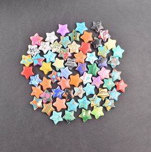 Piccoli Ornamenti Intagliati a Forma di Stella a Cinque Punte 20x20x6mm per Gioielleria, Turismo, Souvenir e Commercio Estero - Product Image 2