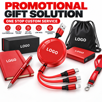 Kabel Pengisi Daya 3 in 1 Retractable Logo Kustom Berbagai Warna Kabel Data USB Portabel Hadiah Perusahaan Personalisasi Grosir