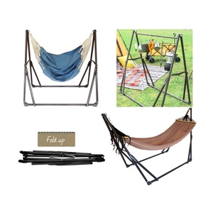 Chaise Double <span class=keywords><strong>hamac</strong></span> de Camping, 2 places, facile à transporter, en métal, acier inoxydable, vente en gros, bricolage - Product Image 5