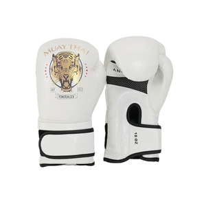 Venta caliente 10oz 14oz Guantes de Kickboxing Logotipo personalizado Impreso Guantes de entrenamiento de boxeo Hecho Cuero PU Cuero Entrenamiento de negocios - Product Image 3