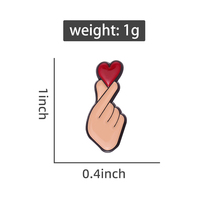 Broches en émail sincères Broches amusantes et significatives pour les amis qui aiment les gestes et les expressions de la main