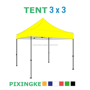 China 2x2 2x3 <span class=keywords><strong>3x3</strong></span> 3x4.5 3x6 Carpas plegables para jardín - Product Image 3