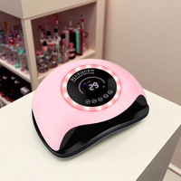 Lampe de cure gel LED UV professionnelle de haute qualité pour manucure séchage rapide avec Halo Art coloré pour salon ou usage domestique