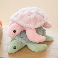 Peluche Tortue Marine Mignonne, Jouet Doux en Forme de Tortue, Poupée en Peluche à Coquille Texturée, Animaux Marins en Peluche pour Enfants, Décoration de Canapé, Cadeau d'Anniversaire