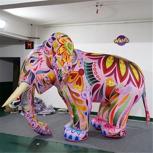 Factory Customized Design Led Lighting Funny Inflatable Promotion Decorative Balloon Colorful Inflatable <strong>Elephant</strong> <strong>Costume</strong> - Product Image 3