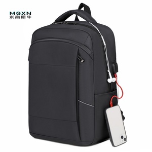 Bolsas personalizadas para ordenador portátil de negocios al por mayor, mochilas Oxford impermeables de viaje antirrobo con USB para ordenador portátil para hombre - Product Image 1