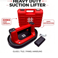 Ventouse électrique robuste Shijing 6108, capacité de charge 220 kg, affichage numérique, outil de levage pour carrelage, marbre et verre