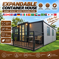 Fabricant de maisons préfabriquées économiques avec cuisine séparée, maisons modulaires extensibles en conteneurs, maisons préfabriquées pour habitation