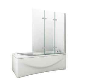 Paroi de douche pliante avec cadre poli, charnière de 6 mm, style <span class=keywords><strong>coulissant</strong></span> pour appartement - Product Image 1