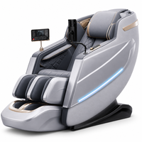 Fauteuil de massage électrique de luxe à double moteur 4D avec fonction de massage du corps entier à gravité zéro et fonction de massage sur rail SL