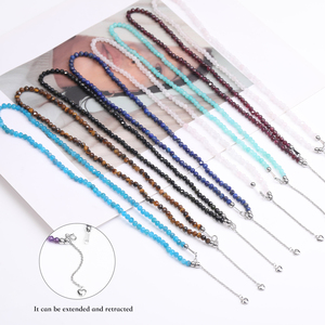 Joyería hecha a mano para mujer, nuevo diseño, estilo clásico, piedra de luna, collar de cuarzo, 2mm, 3mm, accesorio de cara Natural - Product Image 1