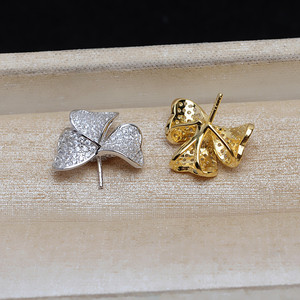 Accesorios de Joyería DIY para Mujer, Colgante de Barra Caliente de Plata S925 Hecho a Mano, Bandeja Vacía para Perlas de 12-16 mm, JG5211, Accesorios Elegantes para Pendientes - Product Image 3