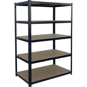 Easy to Assemble Mdf Board Garage Storage <b>Rack</b> Iron <b>Shelves</b> 5 Tier Warehouse <b>Shelf</b> Racking Systems Stacking <b>Racks</b> - Product Image 1