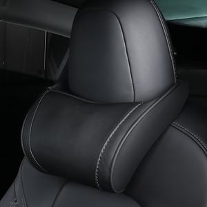 Adecuado para todos los modelos de reposacabezas de coche, almohada de cuero para el cuello, almohada de espuma viscoelástica - Product Image 2