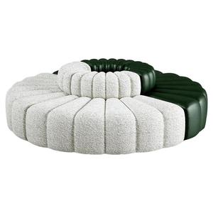 Sofá Modular Moderno de Tela, Forma Irregular de Guijarro, Otomana para Sala de Estar, Muebles Tapizados para Proyectos Hoteleros - Product Image 5
