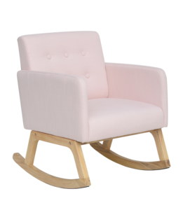 Ghế bập bênh gỗ hiện đại cho trẻ em có tay vịn - Thiết kế lắc lư & rung động cho phòng ngủ, phòng khách, trường học - Product Image 4