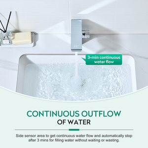 Modern Hot and Cold Led Display Matte Black Infrared Sensor Bathroom Faucet Waterfall Basin Mixer Tap - Product Image 4