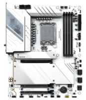 Carte mère de bureau JGINYUE Z890 Snow Dream MAX, prise en charge du socket LGA1851, capacité de mémoire 192 Go pour PC