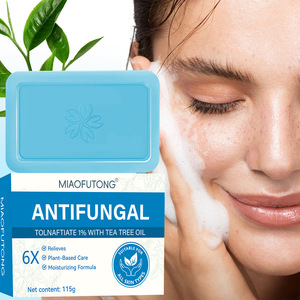 Hot Selling Tea Tree Oil Tolnaftate <strong>Soap</strong> Deep Cleansing Moisturizing Smoothing Handmade <strong>Soap</strong> for Face &amp; Body - Product Image 1