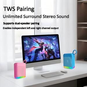 R-01 Nouveau Mini Lecteur de Disque Vinyle Rétro Créatif pour Enceinte 5.0 avec LED RGB 5W, Prise en Charge Carte et Clé USB, <span class=keywords><strong>Audio</strong></span> Portable de Bureau, Idéal Cadeau - Product Image 3