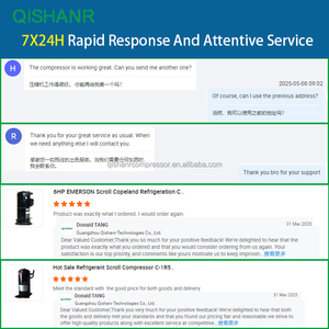 คอมเพรสเซอร์แบบสกรอลล์อินเวอร์เตอร์ Danfos DSH184A9ALA 18 แรงม้า ใช้สารทำความเย็น R410A ทองแดง 380V 3 เฟส 60Hz สำหรับระบบ VRF และเครื่องปรับอากาศเชิงพาณิชย์ - Product Image 5