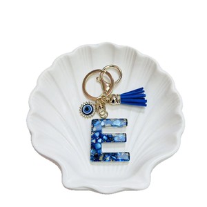 Nuevo Llavero Azul con 26 Letras Inglesas y Diseño de Ojo Turco Moderno y a la Moda para Decoración de <span class=keywords><strong>Bolsos</strong></span> y Coches - Product Image 2