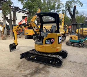 Mini Excavadora Usada CAT Caterpillar 302.5e con Cuchilla, Excavadora Caterpillar CAT 302.5E de Segunda Mano con Cabina Abierta - Product Image 1