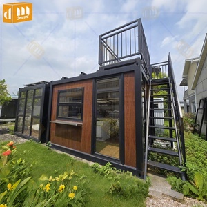 Portable Cafe Bar Shop Container Casas prefabricadas desmontables Flatpack 40Ft Prefabricado Home Modular Store Restaurante - Product Image 1