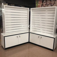 Vente directe d'usine de magasin de téléphonie mobile Vitrine en verre Cabinet Design Centre commercial Compteur de téléphone portable pour la décoration de magasin