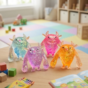 Juguete Blandito de Maltosa con Purpurina de Estilo Monstruo, Material TPR, Suave, Antiestrés, Regalo para Niños y Adultos, Ambiente Genial, Venta al por Mayor - Product Image 1