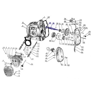 Árbol de levas para motocicleta CJK750 24HP 6V 12V, conjunto de árbol de levas para motocicleta Ural Dnepr M72 R71 R66 - Product Image 6