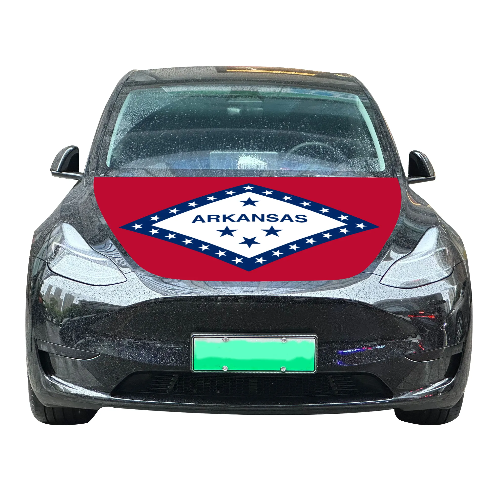 Capô de carro Arkansas 120x150cm capa de capô de carro resistente ao desgaste e durável para bandeira