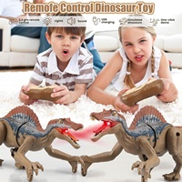 Jouets de dinosaures télécommandés à simulation 2,4G, robots dinosaures télécommandés pour enfants
