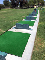 Tapis d'entraînement de golf 3D, gazon en nylon 4 couches, coussin d'impact à ressorts 3D, protection des poignets, simulateur intérieur/extérieur