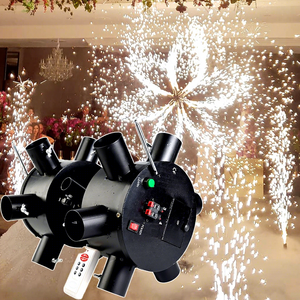 ระบบจุดพลุไฟเย็นไร้สายแบบวงกลม 12 ช่องสัญญาณ พร้อมรีโมทคอนโทรลแบบวงล้อคู่ สำหรับงานแต่งงาน - Product Image 1