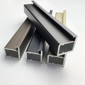 Los mejores productos nuevos de 2025 Gabinete de cocina Armario Marco de perfil de aluminio Puerta cortada a medida Perfil de aluminio de puerta rápida - Product Image 3