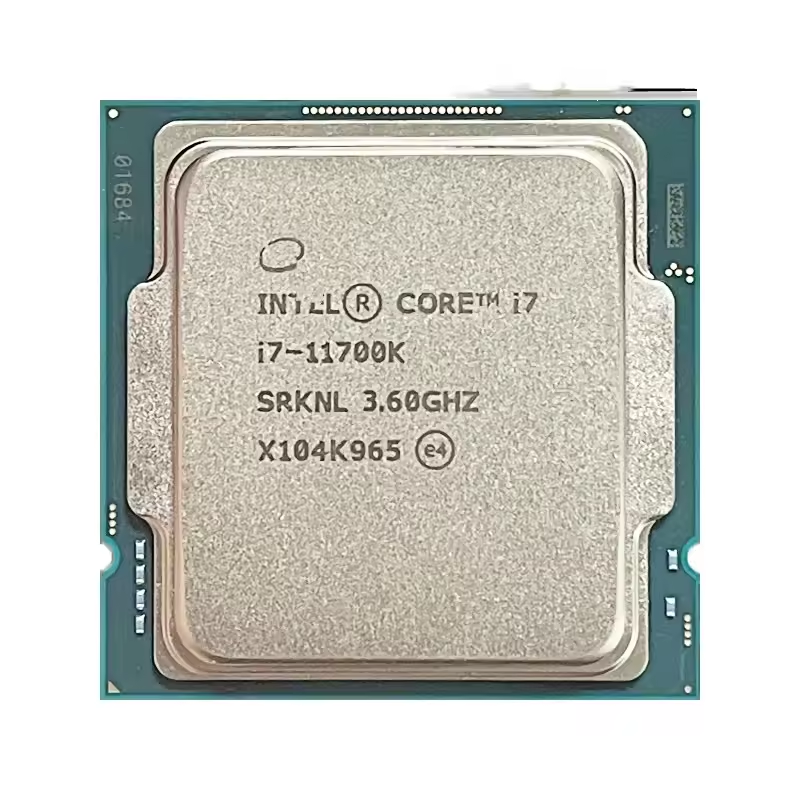 Intel Core I7 11700K CPU - 8-Core, 3.6ghz, 125W Power