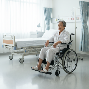 RAFU RF6004A手動車椅子高さ調整可能アームレスト付きクイックリリース後輪取り外し可能レグレスト - Product Image 3