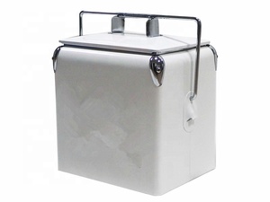 Hộp Làm Mát Bằng Kim Loại 13L Thùng Hình Chữ Nhật Màu Bạc Cắm Trại, Hộp Làm Mát & Giá Đỡ Quà Tặng Doanh Nghiệp Bền Vững Dụng Cụ Làm Mát & Làm Lạnh Rượu Vang - Product Image 6