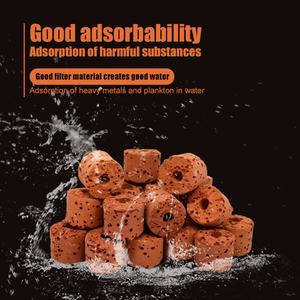 Anneau de bactéries d'aquarium avec filtre en céramique <span class=keywords><strong>rouge</strong></span> avec maison en verre respirant pour aquarium en boîte - Product Image 3