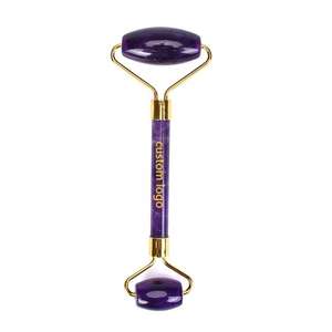 Rullo Massaggiante Portatile per Viso e Collo in Ametista Naturale Anti-Età - Product Image 2