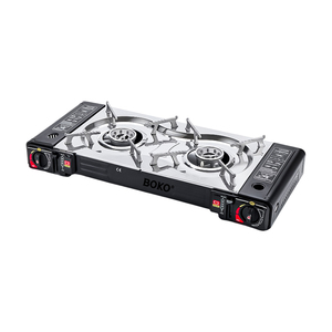 <span class=keywords><strong>Plaque</strong></span> <span class=keywords><strong>de</strong></span> <span class=keywords><strong>cuisson</strong></span> au <span class=keywords><strong>gaz</strong></span> à double brûleurs personnalisée en usine en gros Réchaud Camping Réchaud à <span class=keywords><strong>gaz</strong></span> butane portable - Product Image 1